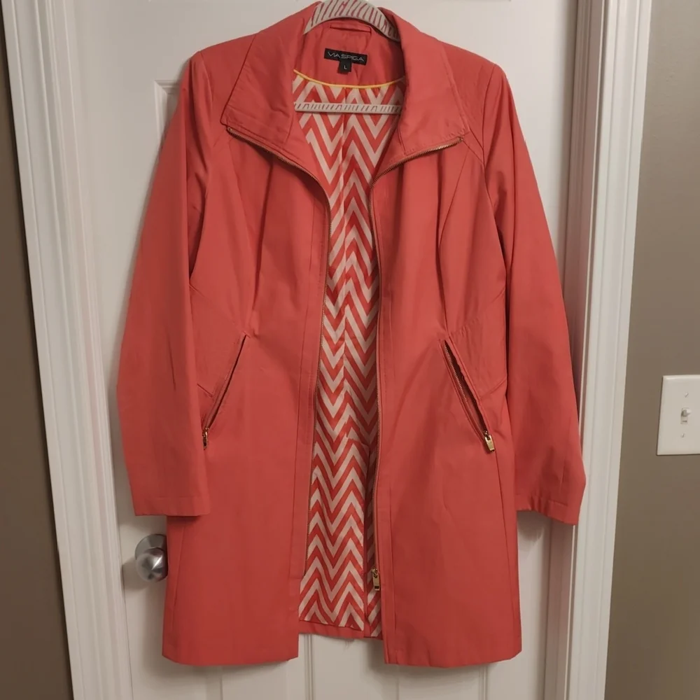 Via Spiga Coral Trench Coat for Women - Picture 1 of 3